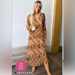 Mumu fleetwood maxi dress. Size XS. NWT.